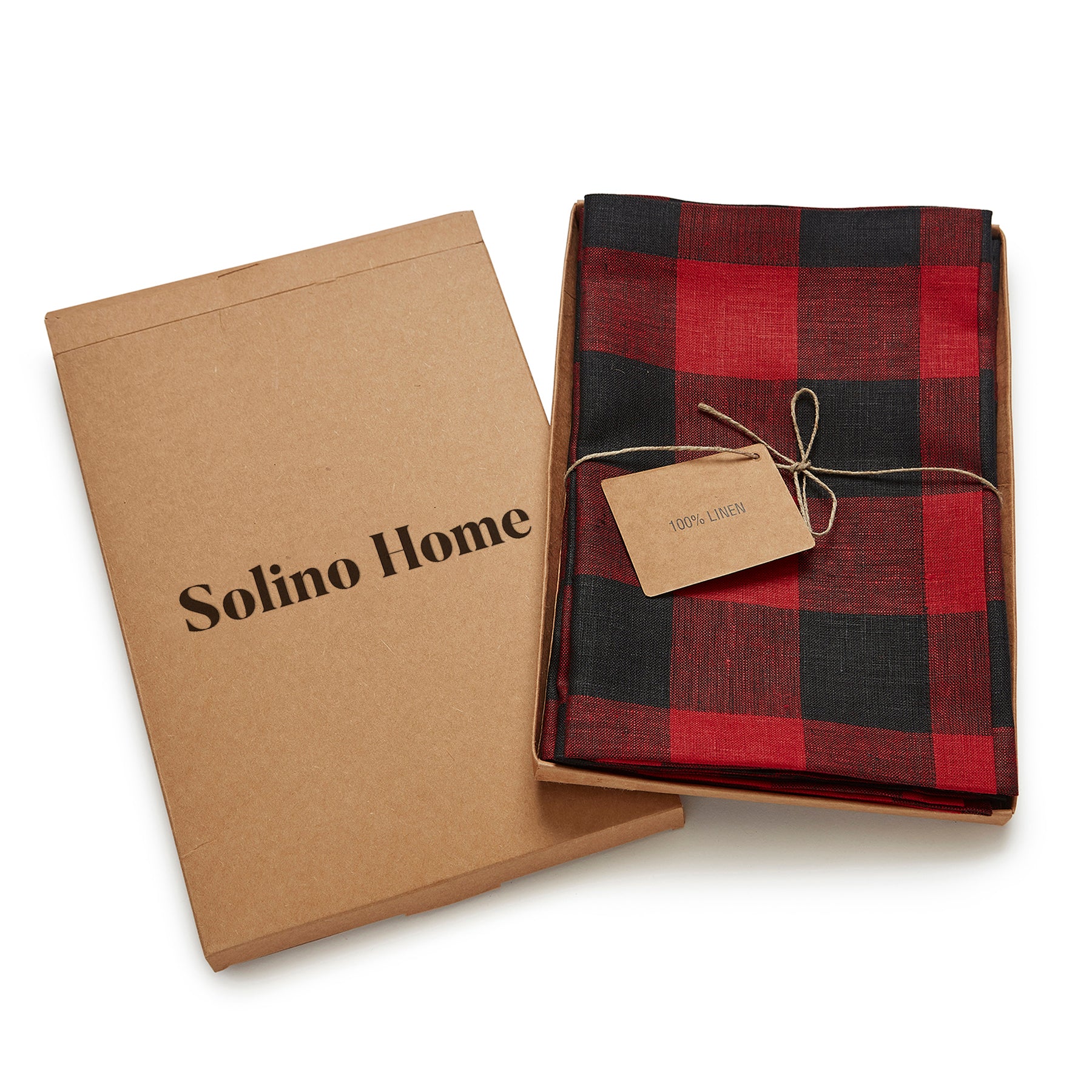 Buffalo Check Cotton Napkins - Set of 4 Premium Dinner Napkins for Holiday Table Setting, Christmas Decor & Farmhouse Dining - Reusable & Washable