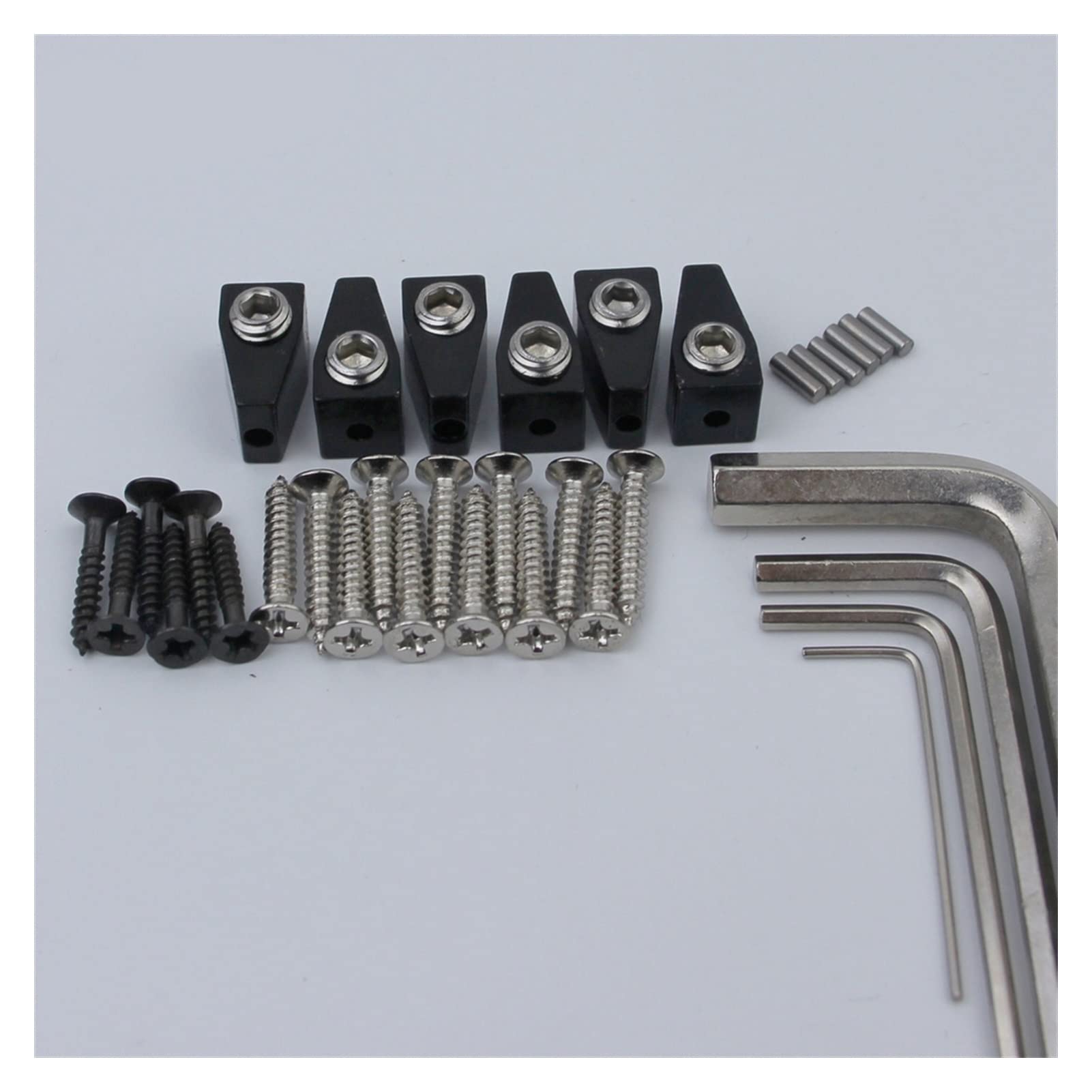 Single Fixed Brass Bridge for 6 String Electric Guitar | Headless Guitar Bridge Replacement | Perfect for DIY Guitar Repair & Upgrade