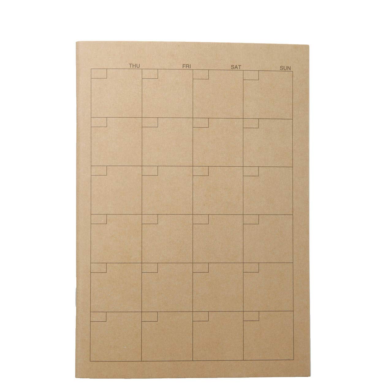 MUJI Monthly Planner A5 Size - Stylish & Functional Planner for Work, School & Personal Organization | Perfect for Daily Scheduling, Goal Setting & Time Management