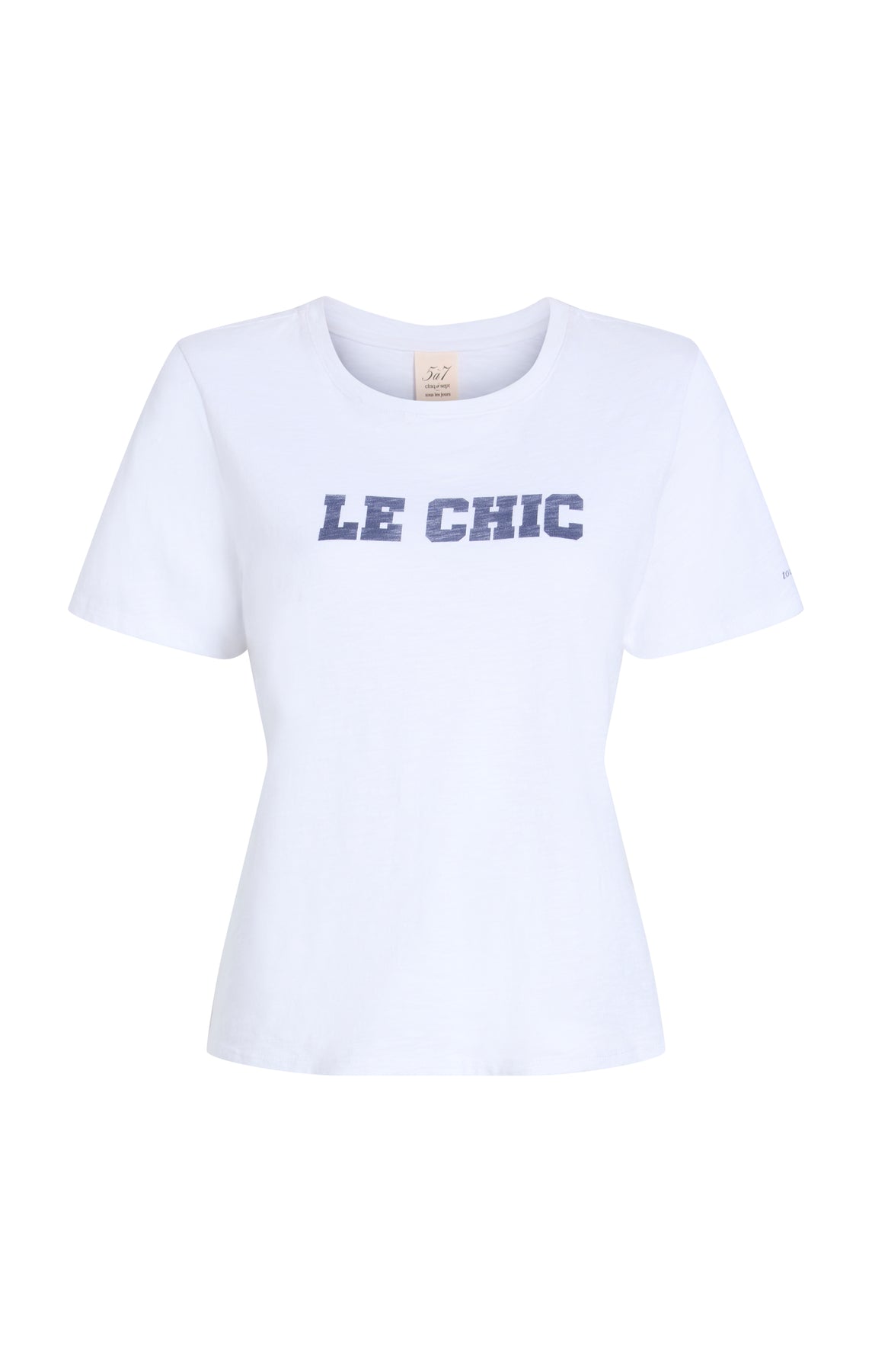 Cinq A Sept Le Chic Shrunken Tee - Stylish Women's Cropped T-Shirt for Casual Outfits & Night Out Looks