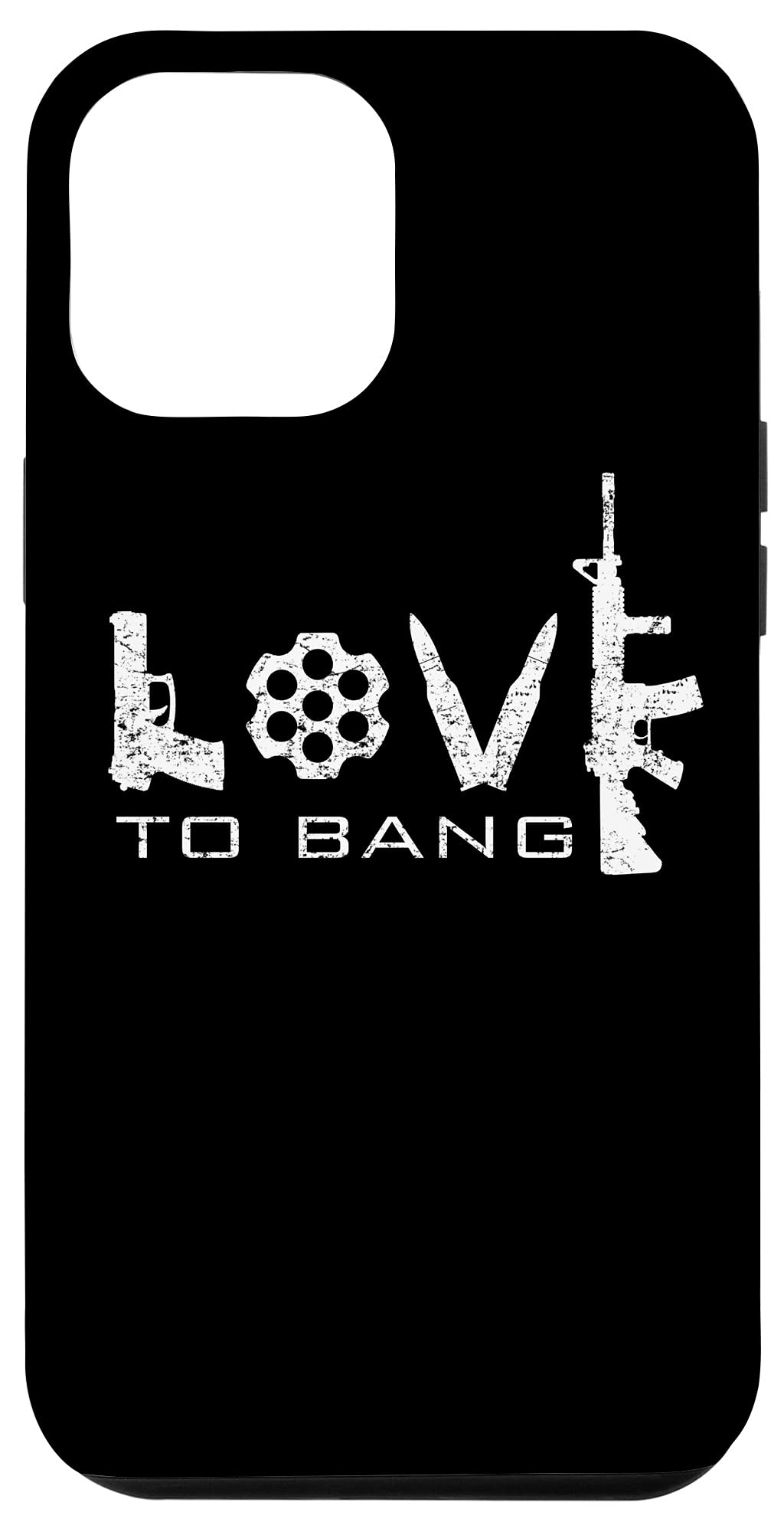 iPhone 12 Pro Max Case - Funny 2nd Amendment Gun Owner Design - Durable Protective Cover for Shooting Range, Hunting & Outdoor Activities