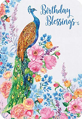 Faithfully Yours 170302 Birthday Greeting Cards - Boxed Set of 12 Blank Cards for Blessings, Celebrations & Well Wishes | Perfect for Birthdays, Anniversaries & Special Occasions