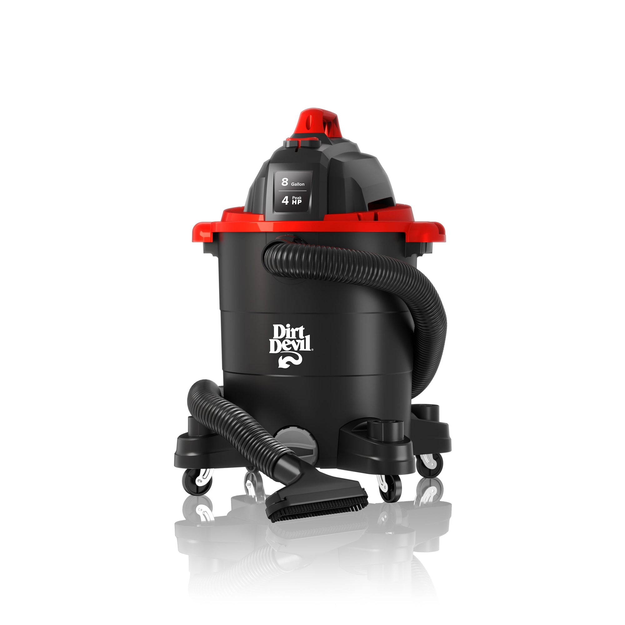 8 Gallon Wet/Dry Vacuum Cleaner - Powerful Shop Vac for Home, Garage & Workshop - Ideal for Cleaning Spills, Dust & Debris