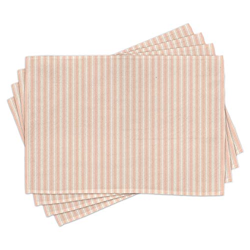Pale Salmon and White