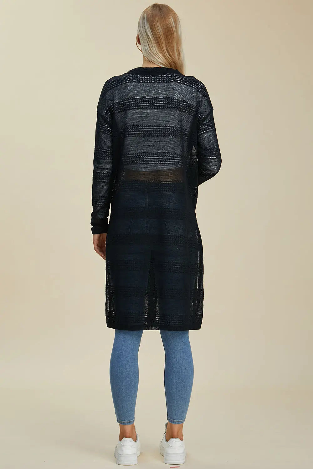 Double Take Full Size Open Front Longline Cardigan for Women | Soft & Cozy Knit Sweater | Perfect for Layering, Office Wear & Casual Outfits