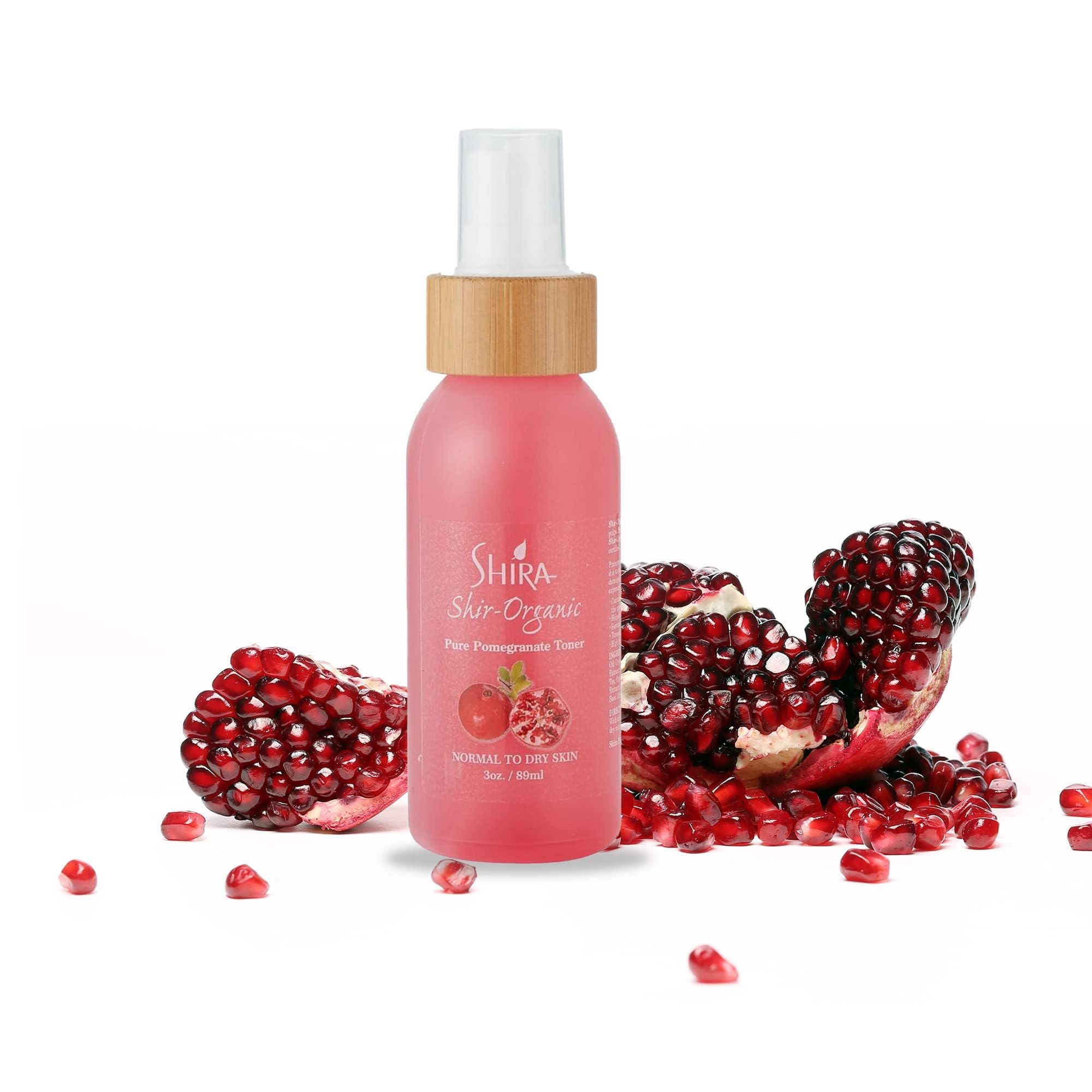 Shira Organic Face Essentials Set - Avocado Moisturizer 15ml, Blueberry Night Cream 15ml, Pomegranate Toner 89ml, Mango Butter Mask 15ml, Coconut Oatmeal Cleanser 89ml - Complete Skincare Routine for Dry & Sensitive Skin - Perfect for Daily Hydration & Night Repair