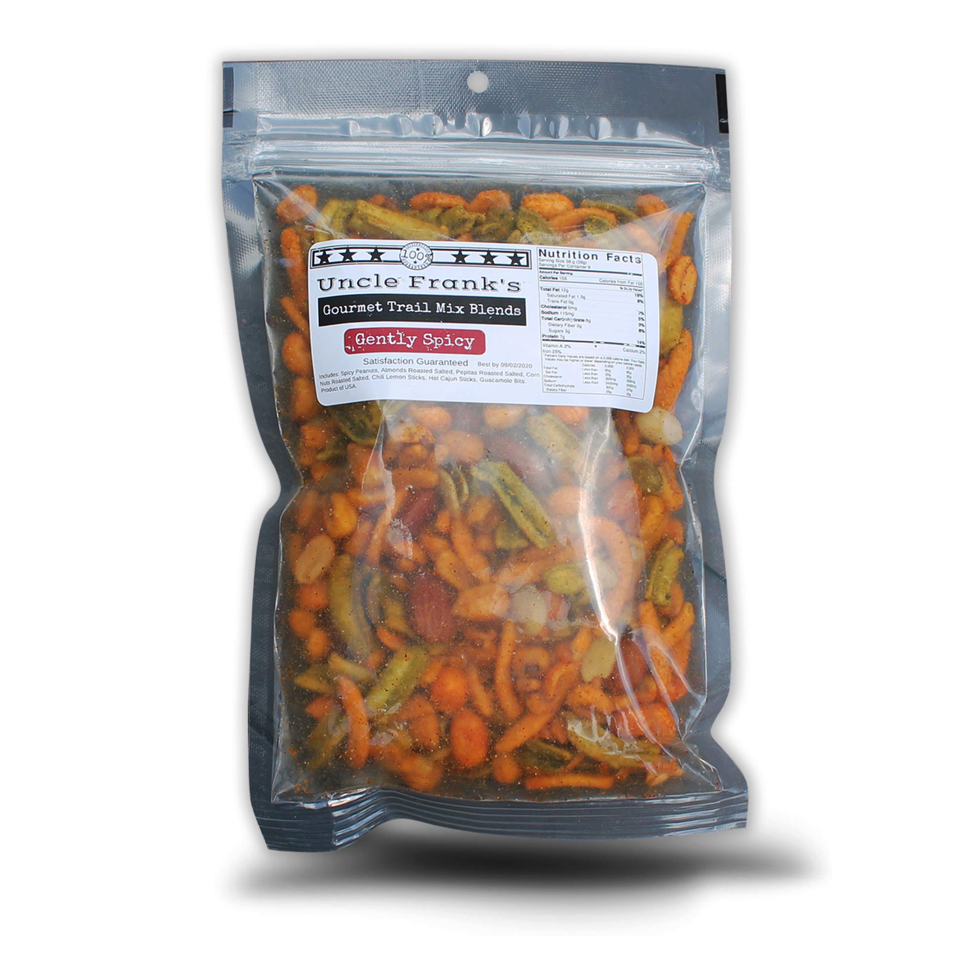 Spicy Trail Mix with Acorn Design - Funny Squirrel Snack - Premium USA-Made Spicy Nuts for Men & Women - Perfect for Hiking, Camping & Office Snacks