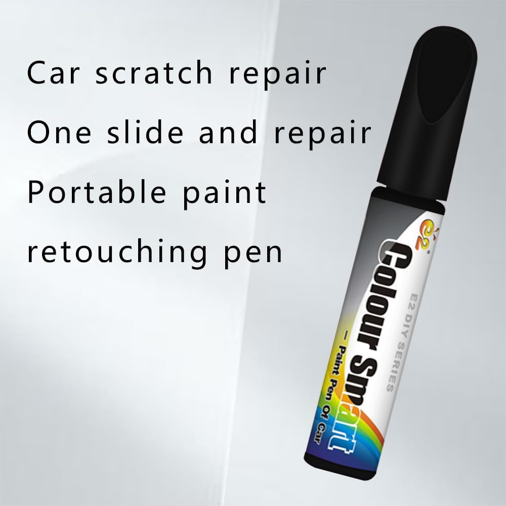 Car Touch Up Paint Pen - Quick & Easy Scratch Repair for Most Vehicles | Two-in-One Automotive Scratch Remover | Perfect for DIY Car Paint Repair at Home or On-the-Go