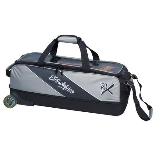 KR Strikeforce Fast Slim 3 Ball Tote Silver Bowling Bag - Lightweight & Durable Bowling Accessory for Men & Women - Perfect for League Play, Tournaments & Practice Sessions