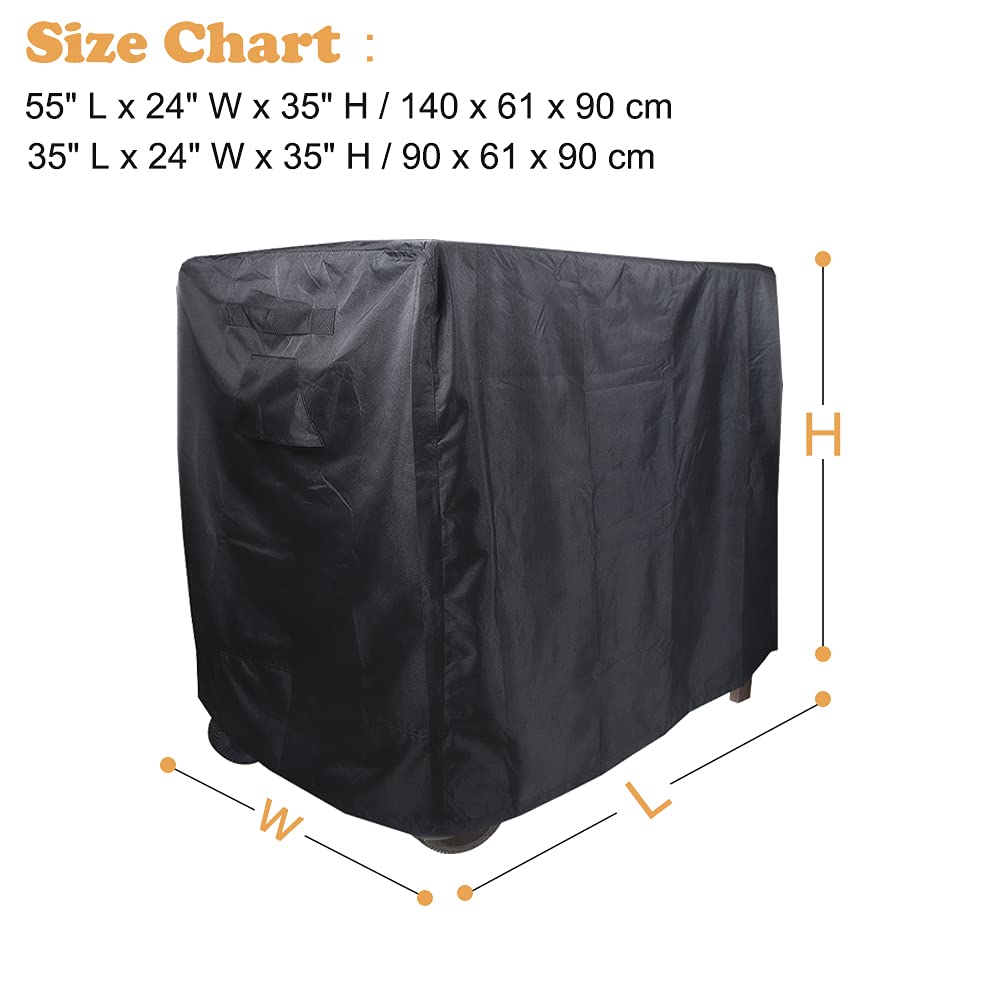 **Waterproof Keter Unity Patio Prep Table Cover - Large Outdoor BBQ Prep Table Cover with Handles for Full Protection | Durable Garden Furniture Cover for Picnics, Camping & Backyard Parties**