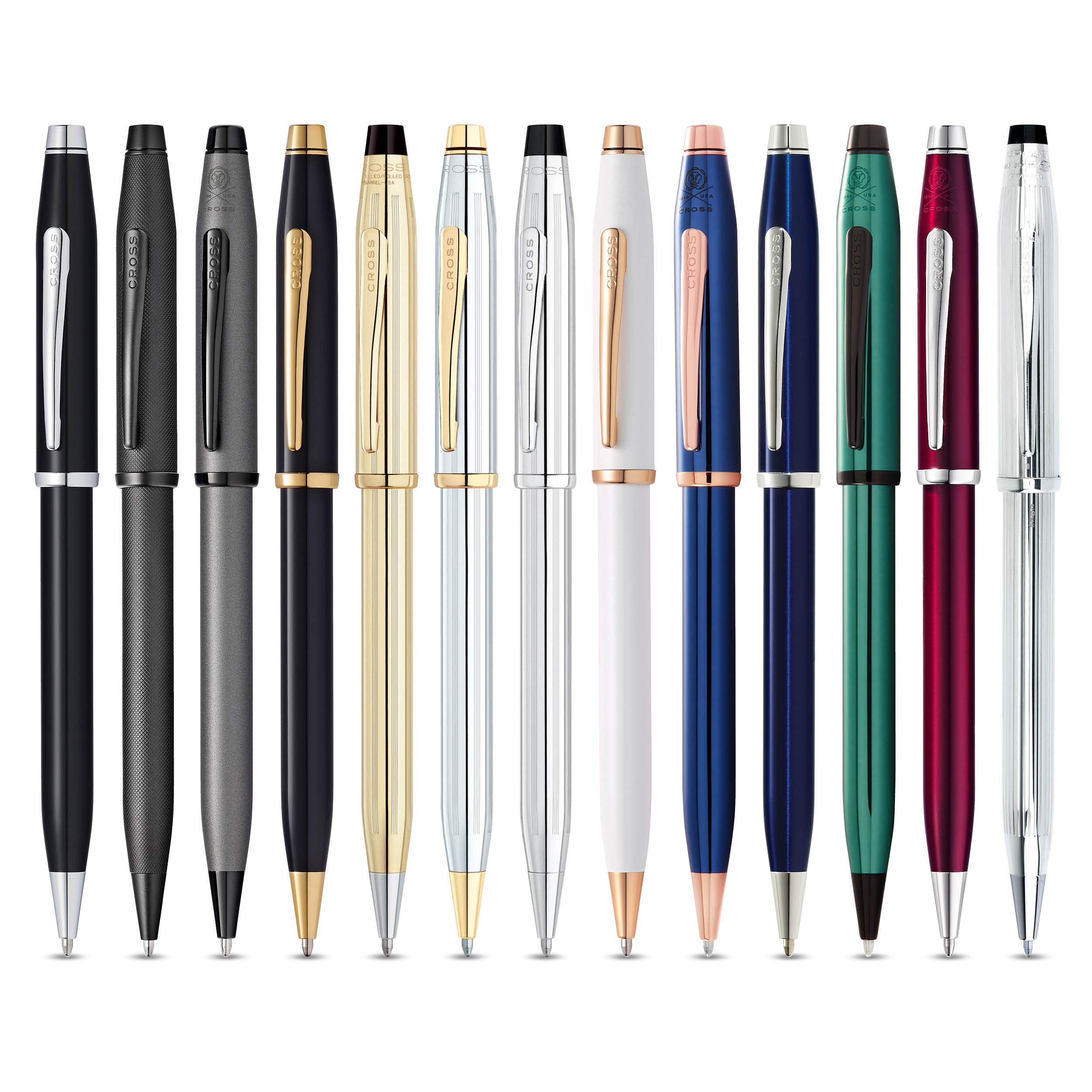 Cross Century II Refillable Ballpoint Pen - Medium Point Luxury Writing Pen with Translucent Green Lacquer Finish - Includes Elegant Gift Box for Business, Gifting & Professional Use
