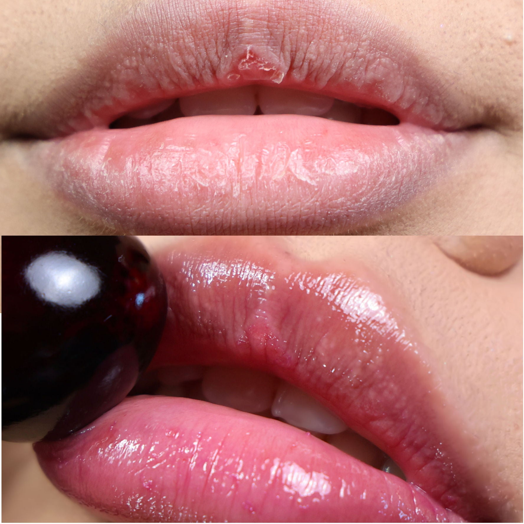 Ghost Face™ Black Cherry Lip Balm & Scrub Duo Set - Hydrating & Exfoliating for Soft, Smooth Lips - Perfect for Daily Lip Care & Nighttime Routine
