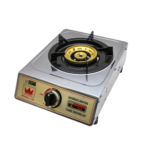 Crown 118 Portable Table Top Gas Stove - LPG/Butane Compatible - Perfect for Camping, Outdoor Cooking & Emergency Use