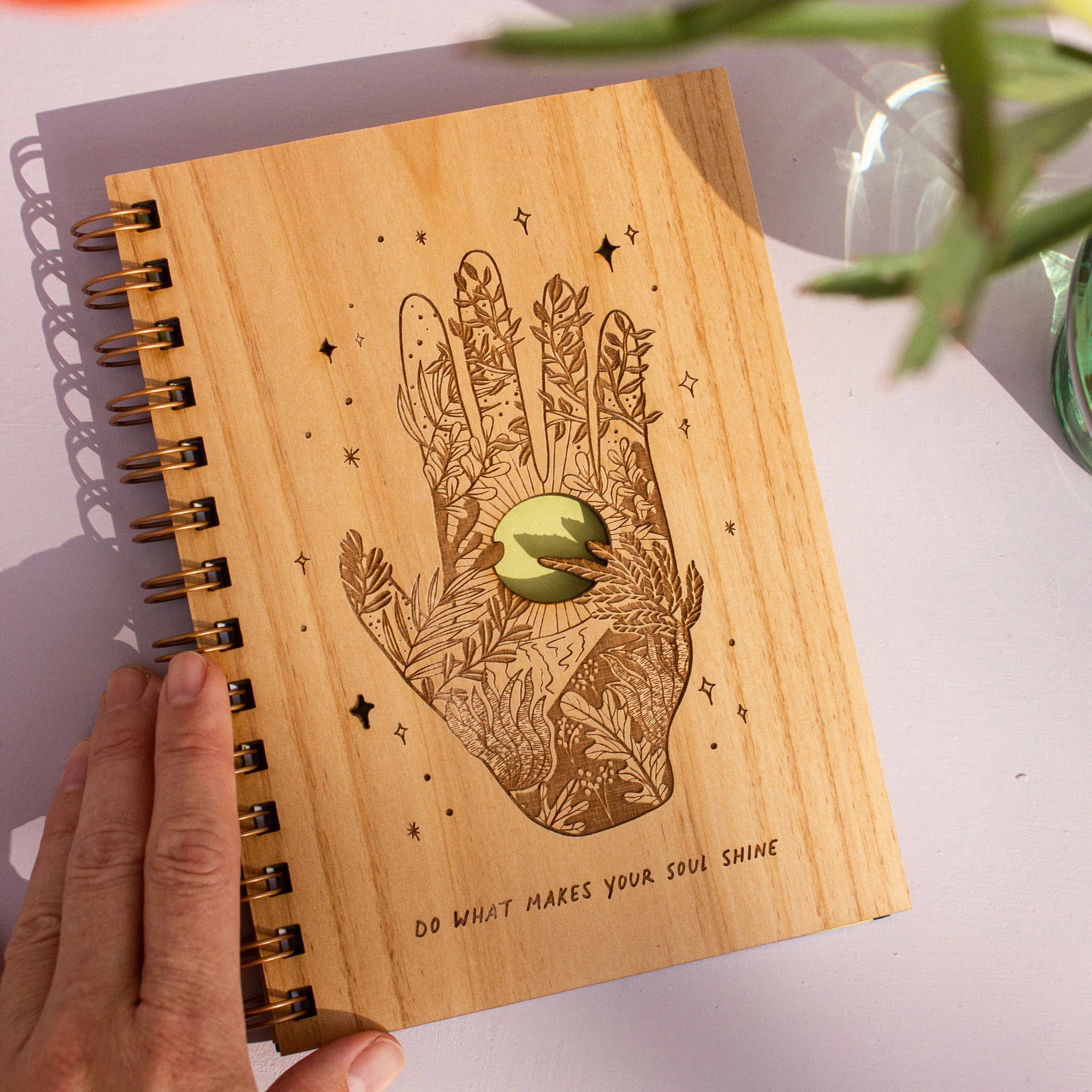 Hereafter Wooden Journals - Handcrafted Wooden Notebooks for Writing, Sketching & Journaling - Perfect for Travel, Gifts & Personal Reflection