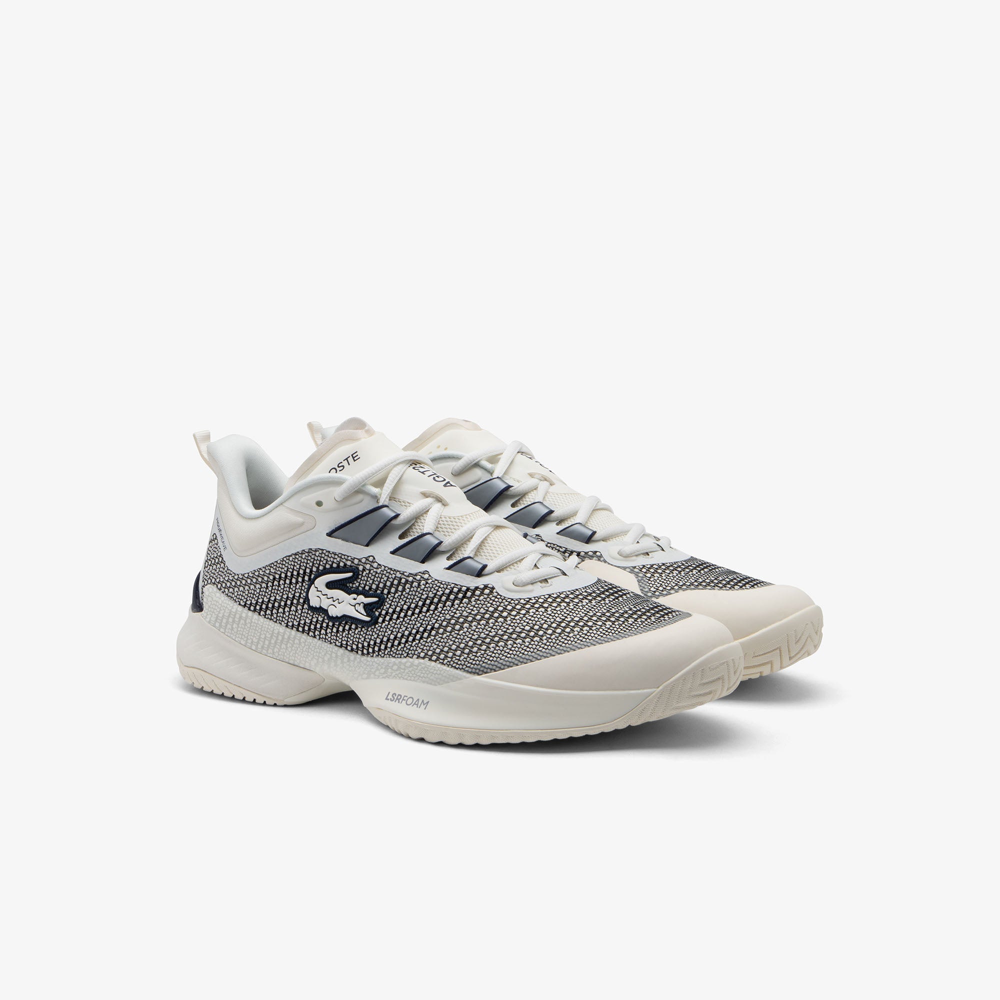Lacoste AG LT23 Ultra Men's Tennis Shoes - White/Navy | Lightweight Performance Sneakers for Tennis, Running & Casual Wear