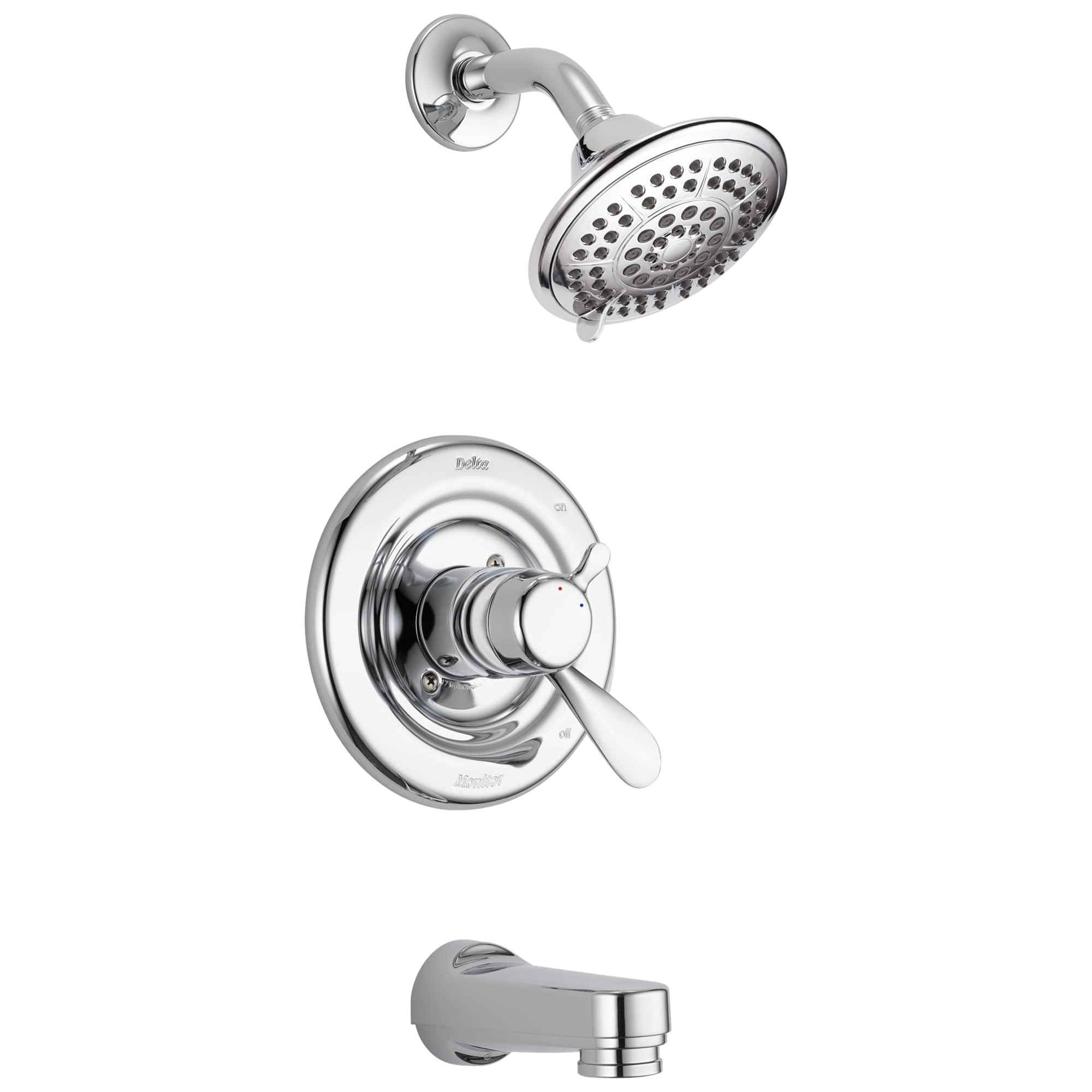 Delta Faucet T17430 Classic Tub & Shower Trim Kit - 4.45 x 8.00 x 10.15 Inches, Chrome Finish - Perfect for Bathroom Renovation & Modern Shower Installation