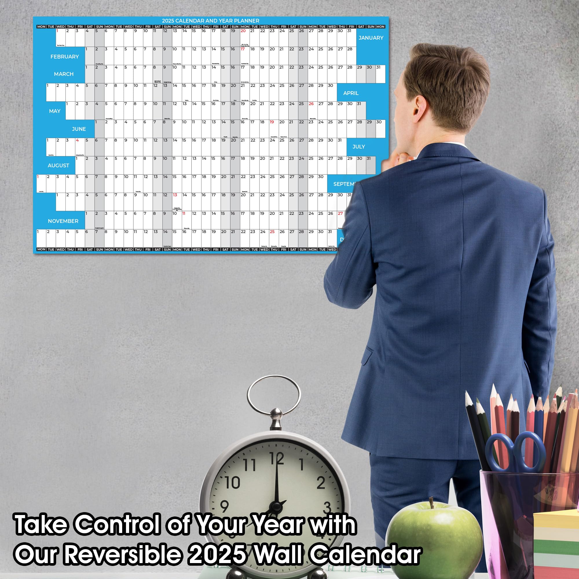 2025 Large Wall Calendar 24