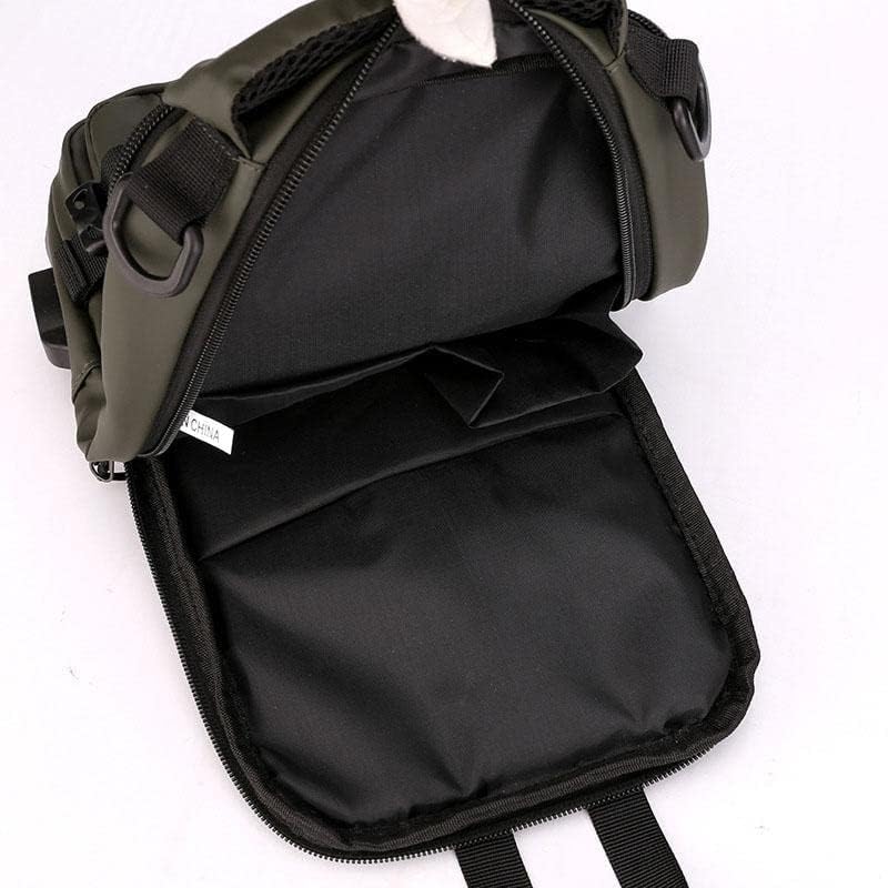 Lariox Waterproof Crossbody Sling Backpack with USB Charging Port for Men & Women - Perfect for Travel, Hiking, Jogging, Gym, Picnic & Daily Use | Durable Unisex Shoulder Bag for Commuting, Shopping & Outdoor Activities