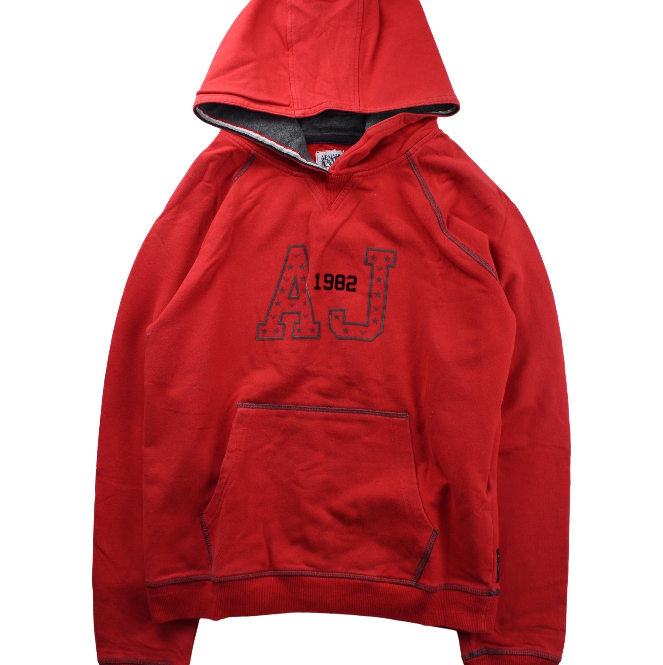 Armani Hooded Sweatshirt for Teens - Premium Cotton Pullover with Adjustable Drawstring | Perfect for School, Casual Wear & Outdoor Activities