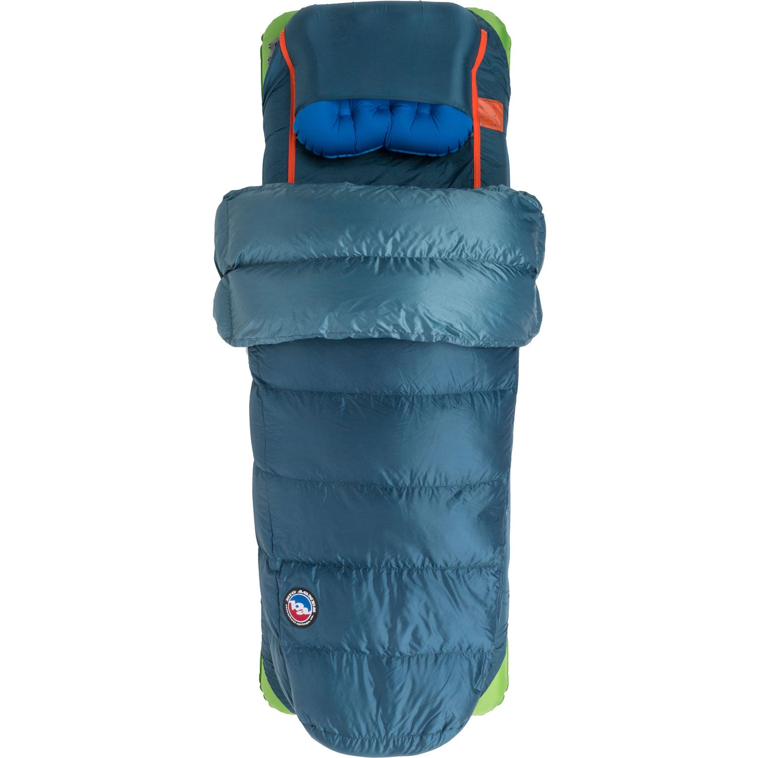 Big Agnes Lost Ranger 3N1 15 Degree Down Sleeping Bag - Lightweight & Water-Resistant for Backpacking, Camping & Hiking - Closeout Sale