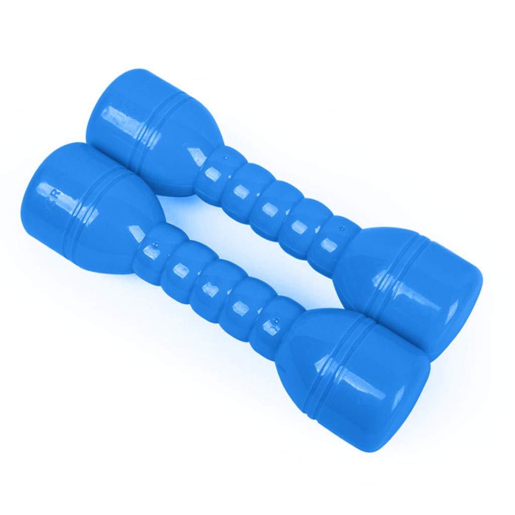 VNK 2-Piece Kids Dumbbell Set - Lightweight Plastic Exercise Weights for Children, Pink Home Gym Equipment - Perfect for Indoor Fitness, Strength Training & Playtime Activities