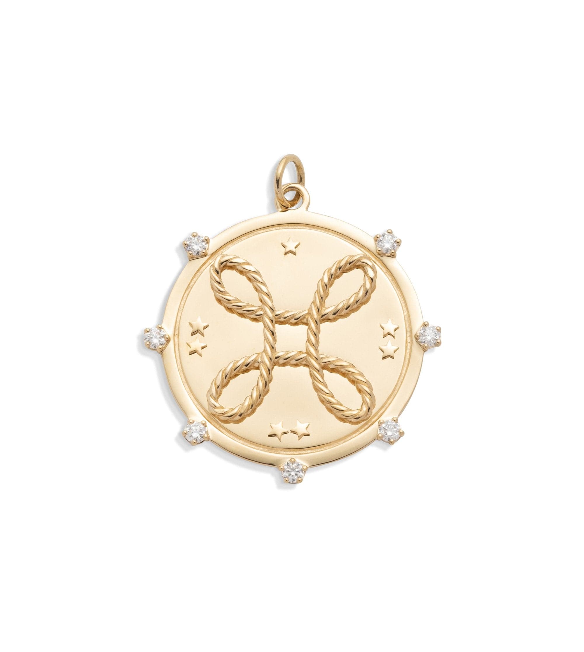 Love Large Medallion Necklace - Elegant Statement Jewelry for Women, Perfect for Weddings, Parties & Special Occasions