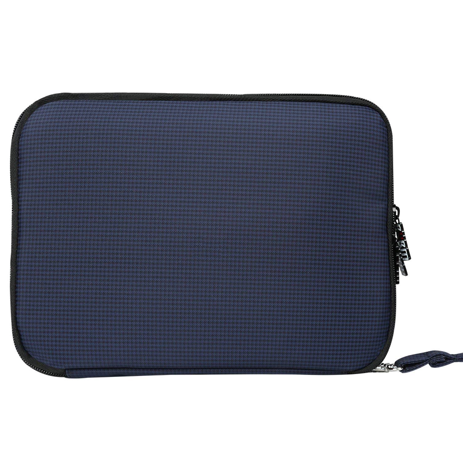BUBM Double Layer Electronics Organizer Bag - Travel Gadget Storage for Cables, Memory Cards, Flash Drives & Accessories - Fits iPad/Tablet up to 9.7