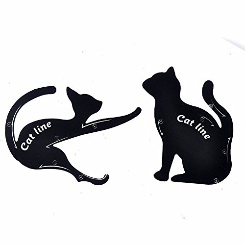 Cat Eyeliner Stencil Kit - 2Pcs Eye Makeup Templates for Perfect Winged Liner