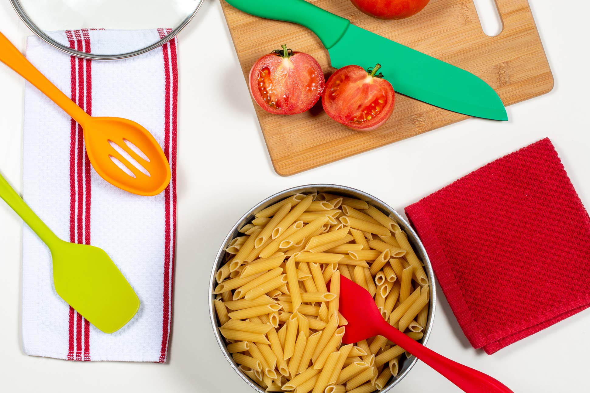 Premium 8-Pack Cotton Dish Cloths - Ultra Absorbent 12