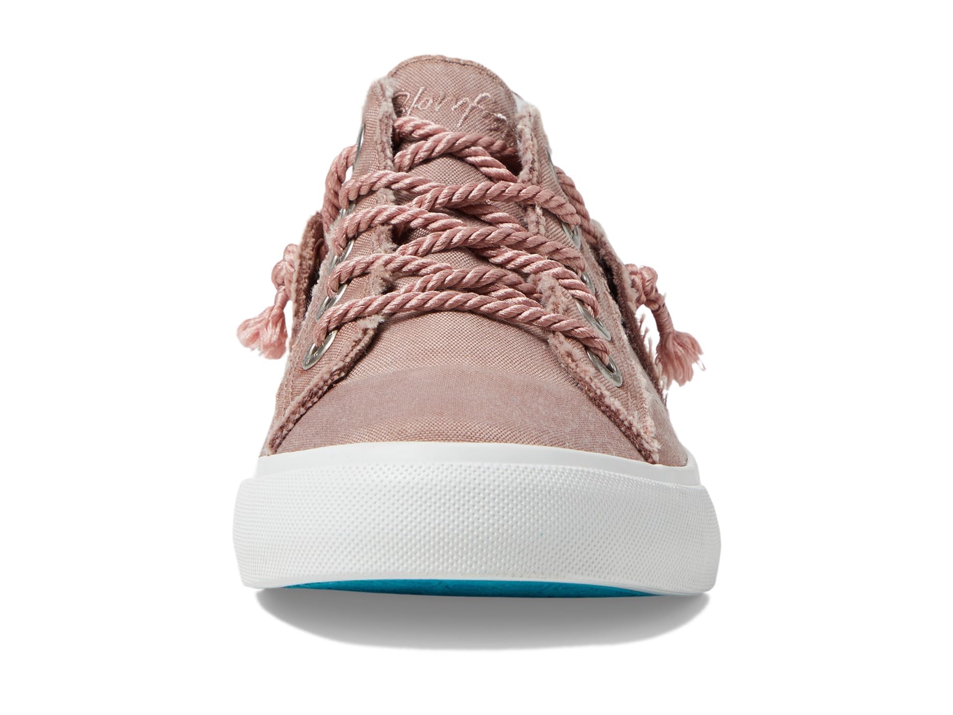 Blowfish Malibu Martina Withered Rose Colorwashed Recycled Canvas Women's Sneakers Size 7 - Eco-Friendly Casual Shoes for Walking, Travel & Everyday Wear