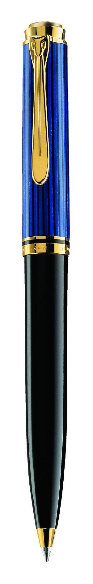 Pelican K800 Blue Stripe Ballpoint Pen - Premium Oil-Based Ink for Smooth Writing - Ideal for Office, School & Business Gifts