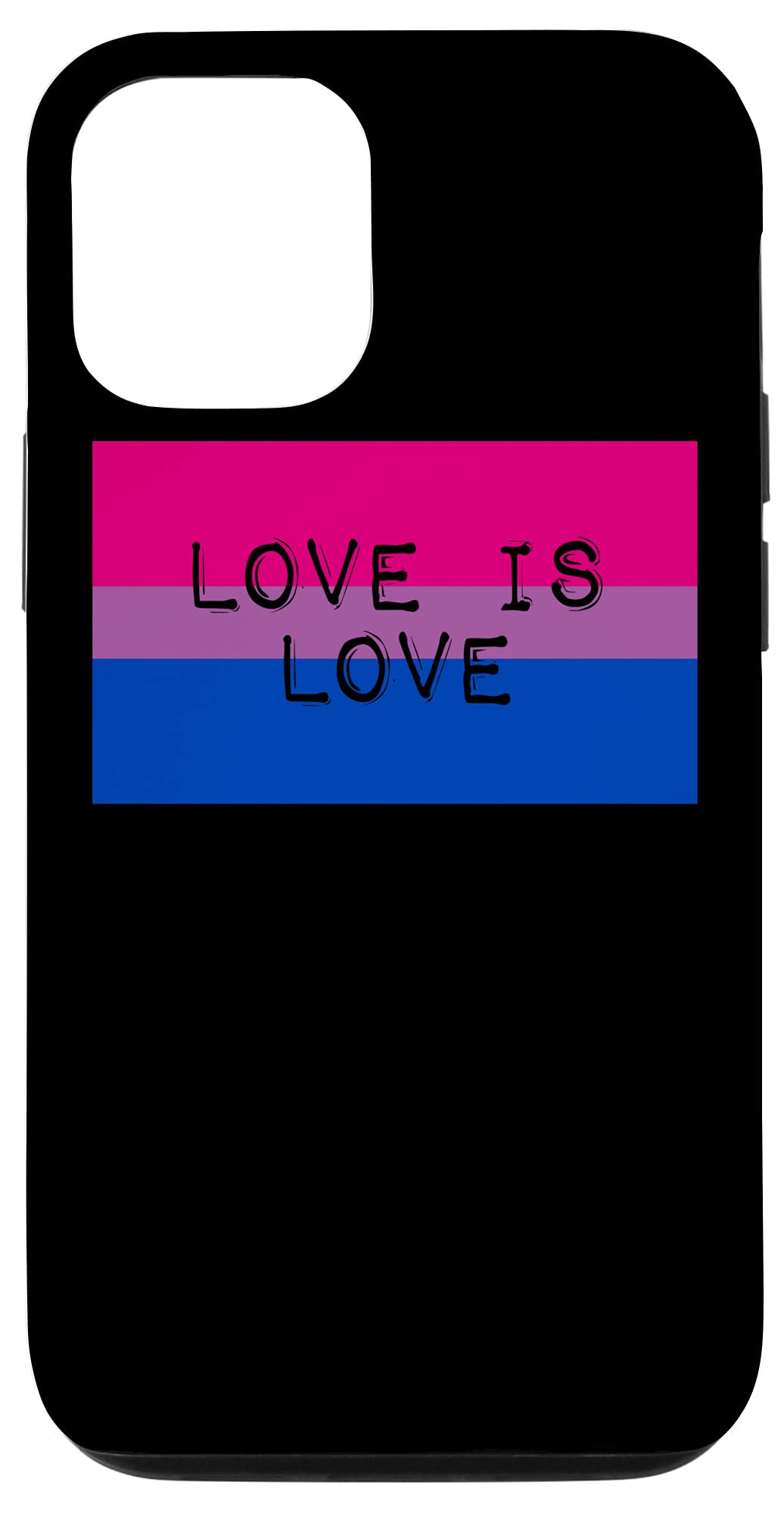iPhone 12/12 Pro Rainbow Pride Case - LGBTQ+ Gay Bisexual Flag Design Protective Phone Cover | Perfect for Pride Month, LGBTQ Events & Everyday Use