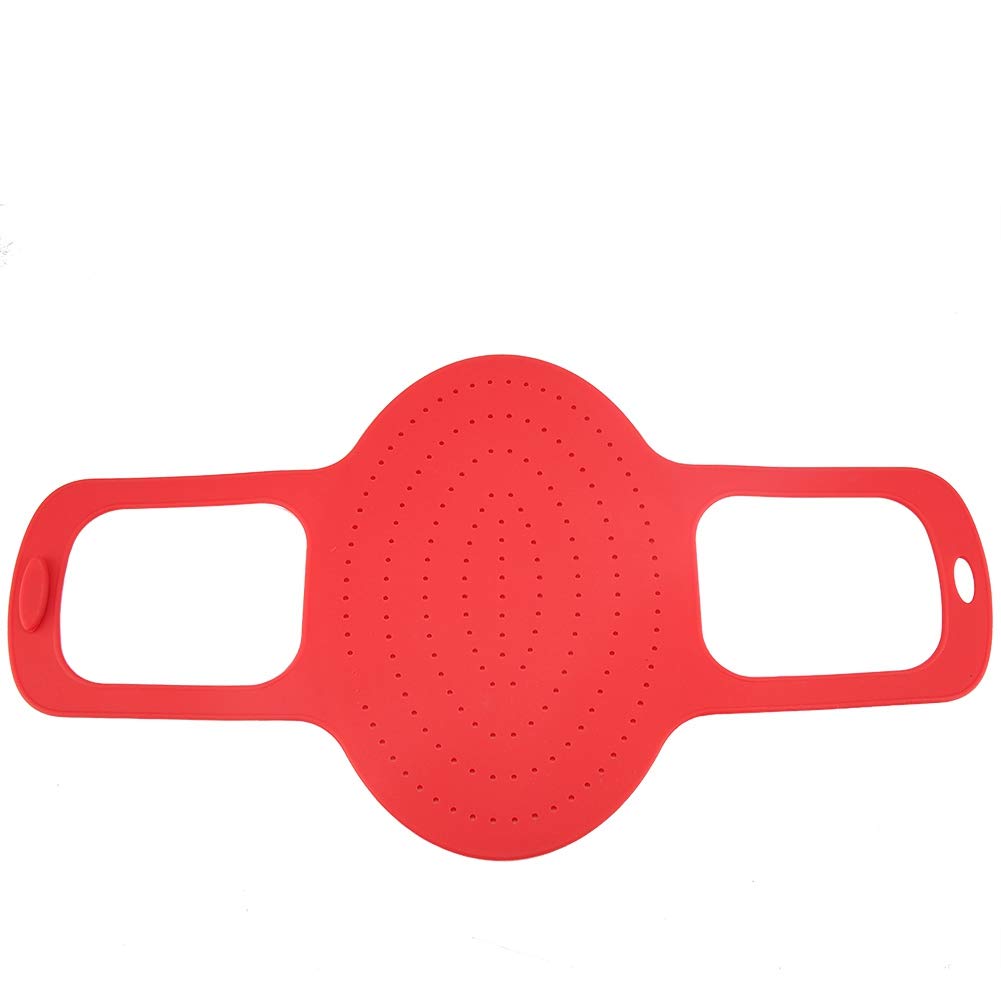 Heat Resistant Turkey Lifter & Poultry Roasting Sling - Non-Stick Silicone Oven Baking Mat for Thanksgiving, Christmas & Holiday Cooking (Red) - Perfect for Roasting Turkey, Chicken & Large Meats in Oven or Grill