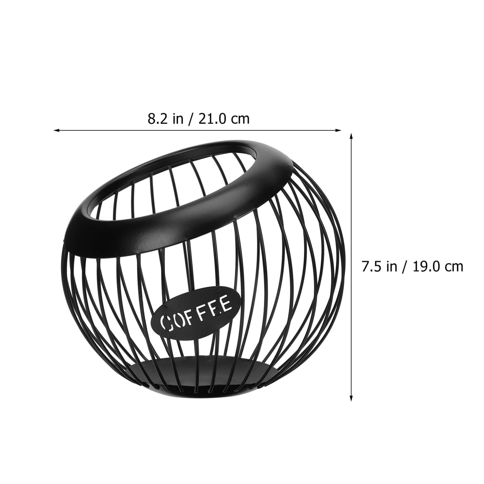 1pc Wrought Iron Storage Basket - Rustic European Style Organizer for Food, Dry Fruits & Kitchen Essentials | Perfect for Pantry, Countertop & Farmhouse Decor