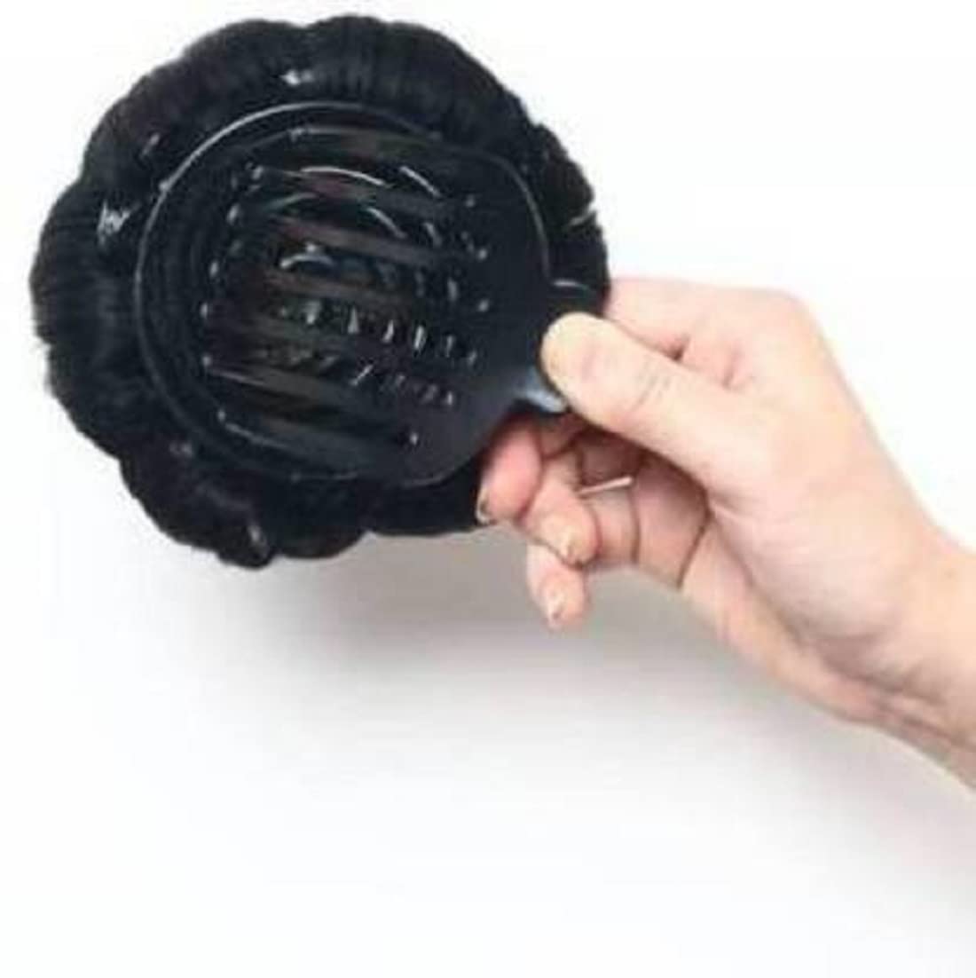 Abrish Women's Stylish Juda Bun Hair Clip with Synthetic Hair Extensions - Perfect for Updos, Ponytails & Special Occasions