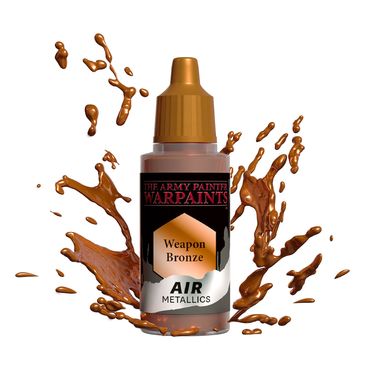 Warpaints Air Metallics: Weapon Bronze - Premium Metallic Paint for Miniatures & Models - Perfect for Warhammer, Cosplay & DIY Crafts