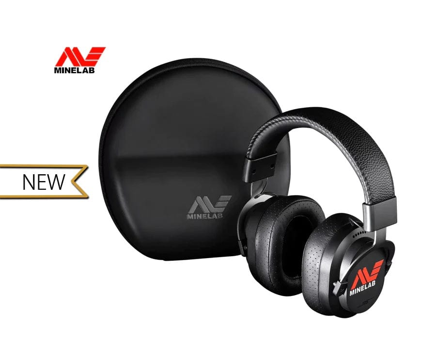 Minelab ML105 Wireless Headphones - Compatible with Equinox 700, 900, X Terra & Manticore Metal Detectors - Lightweight Comfort for Long Treasure Hunting Sessions