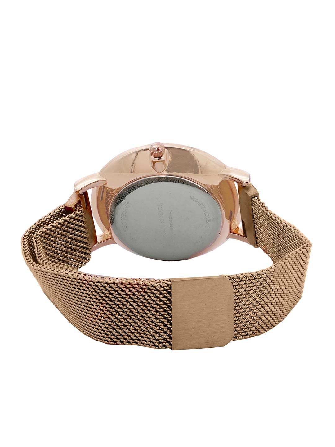 Joker & Witch Stainless Steel Couple Watches for Men & Women - Black Dial Rose Gold Analog Wristwatch - Perfect for Anniversary Gifts, Valentine's Day & Couple Matching Outfits