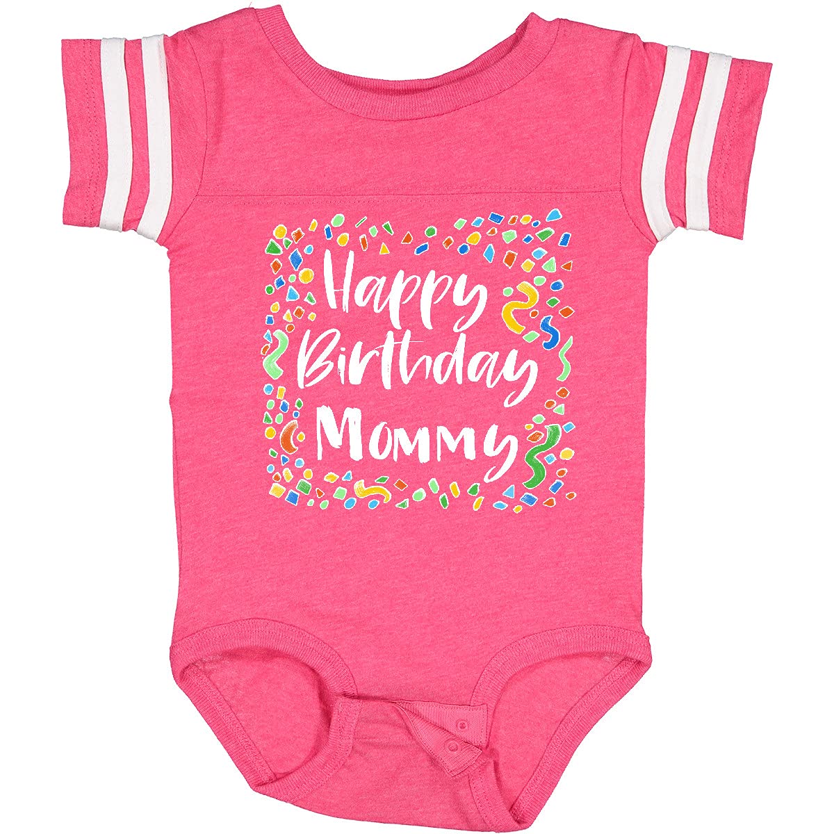 Inktastic Happy Birthday Mommy Baby Bodysuit - Cute Infant Onesie for Birthday Celebrations & Photo Shoots | Perfect Gift for New Moms & Baby Showers