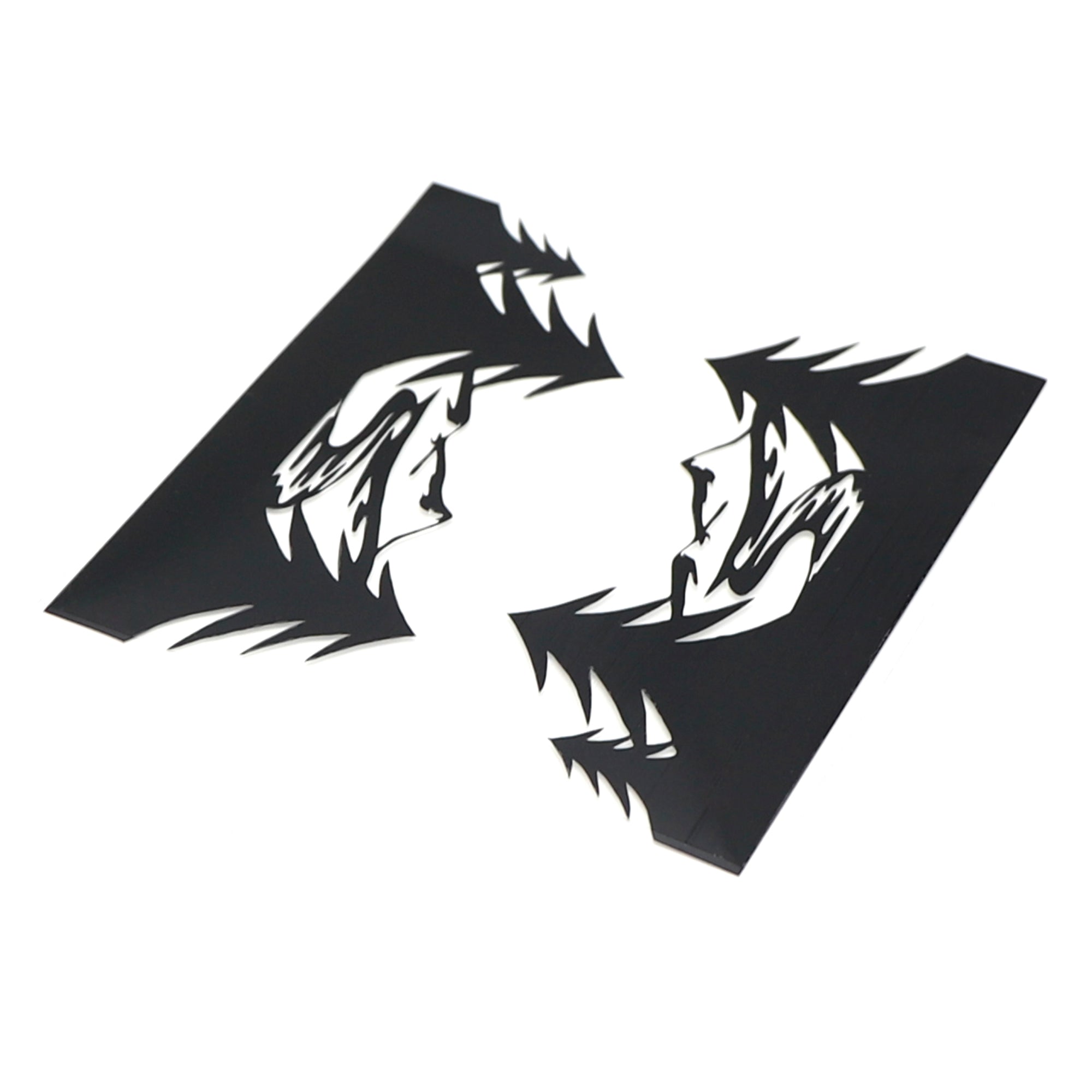 Black Mountain Trail Team Fender Decals (2-Pack) for Toyota Tacoma Tundra 4Runner FJ - Off-Road Adventure Stickers for Truck & SUV Customization