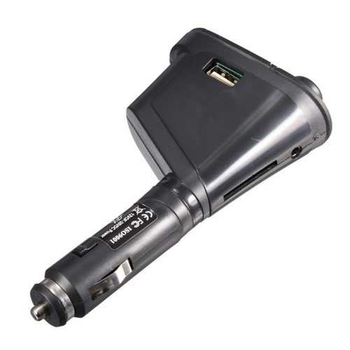 Bluetooth FM Transmitter for Car - Hands-Free Kit with MP3 Player & USB Charger | Perfect for Road Trips & Commuting