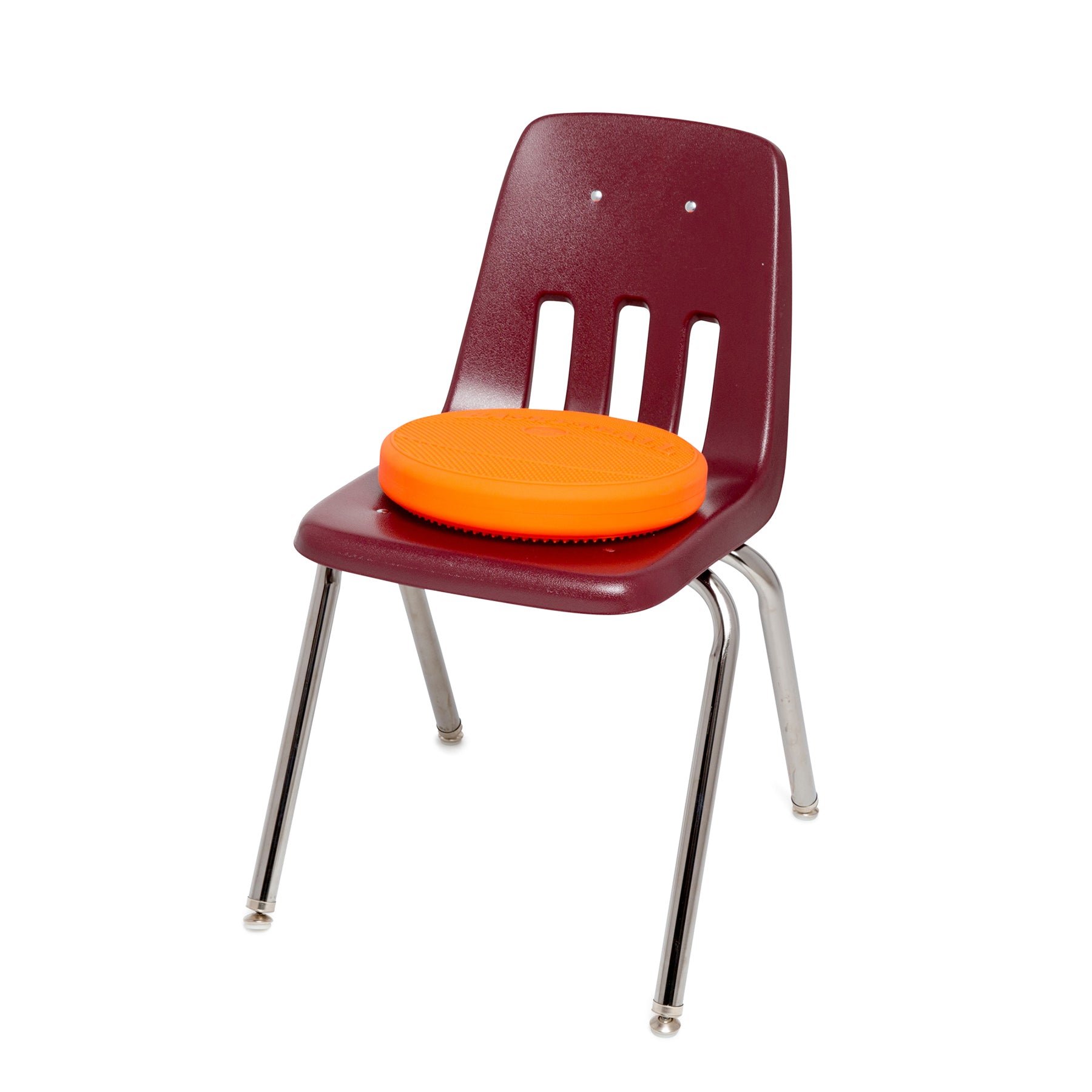 Bouncyband Wiggle Seat Sensory Cushion - Orange Basketball Design for Kids with ADHD, Autism - Improve Focus & Posture in Classroom, Home, or Office
