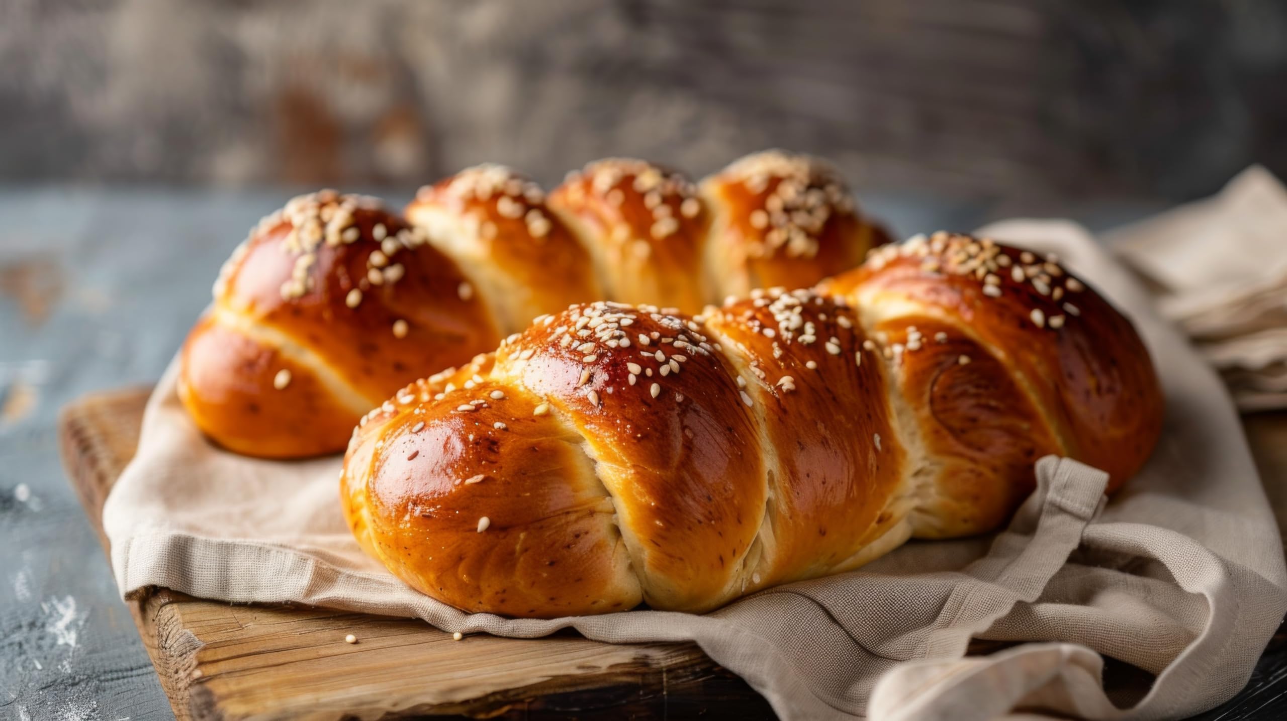 Fresh New York City Challah Bread - 2 Pack | Artisanal Kosher Jewish Egg Bread | Perfect for Shabbat, Holidays & Family Gatherings