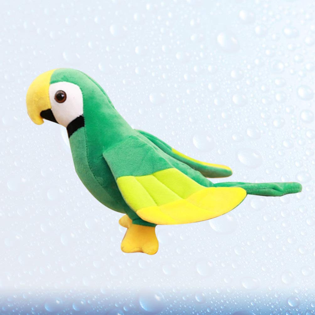 Kisangel Green Stuffed Parrot Plush Toy - 10