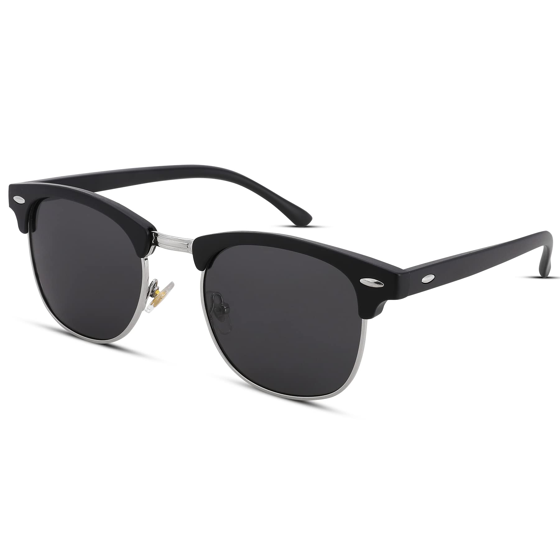 Pro Acme Semi-Rimless Polarized Sunglasses UV 400 Protection for Women & Men - Stylish Outdoor Sun Protection for Driving, Beach & Sports