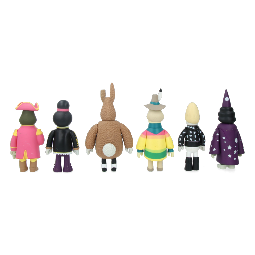 James Jarvis In Crowd Major Moultys Amazing Magical Plastic Band Set - 6 Piece Collectible Toy Figures for Kids & Adults - Perfect for Display, Gifts, and Playtime Fun