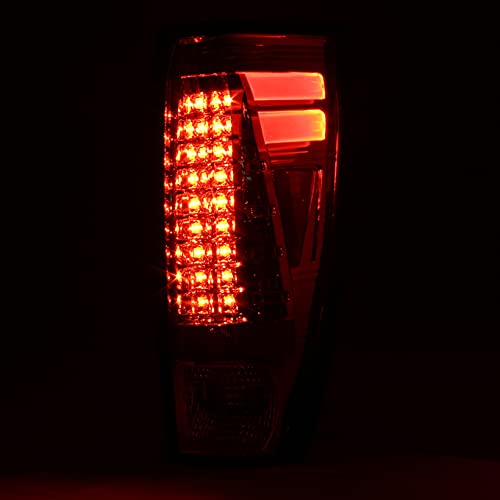 AKKON LED Tail Lights for 2002-2006 Chevy Avalanche GMT800 - Red Rear Brake Lamps Replacement Pair - Perfect for Night Driving & Enhanced Safety