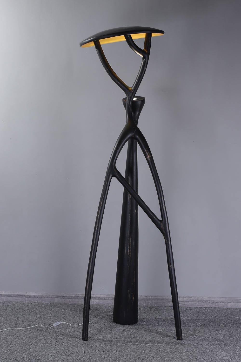 Gothic Tree Sculpture Floor Lamp - Elegant Handcrafted Metal Tree Design with Warm LED Lighting - Perfect for Living Room, Bedroom, or Gothic Home Decor