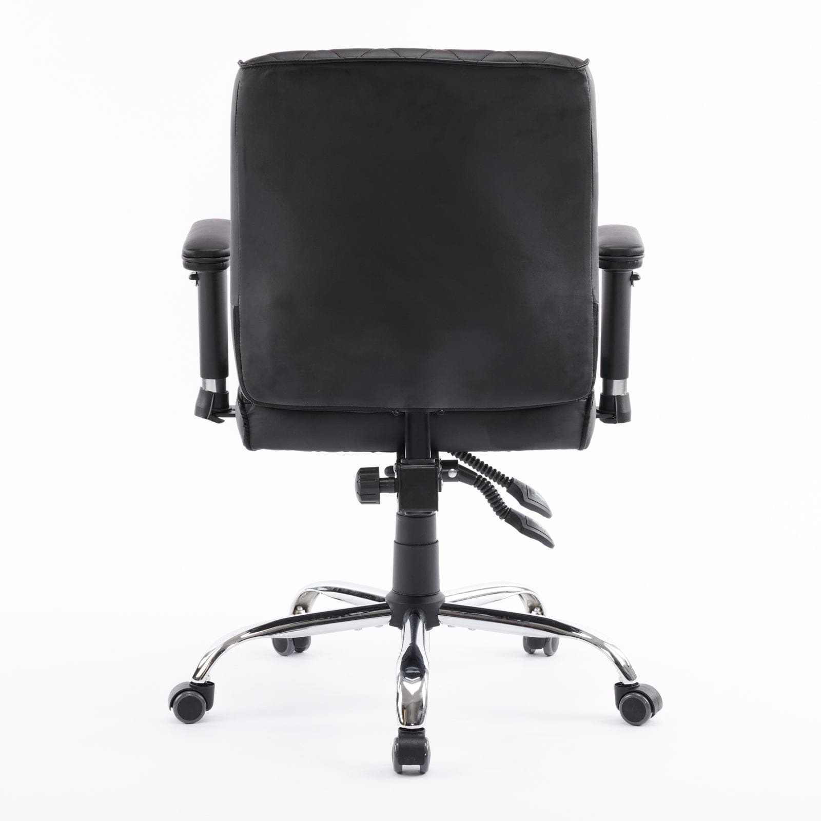 Delia Manicure Nail Salon Chair - Adjustable Pedicure Spa Stool with Wheels for Salon & Home Use - Perfect for Nail Technicians & Beauty Professionals