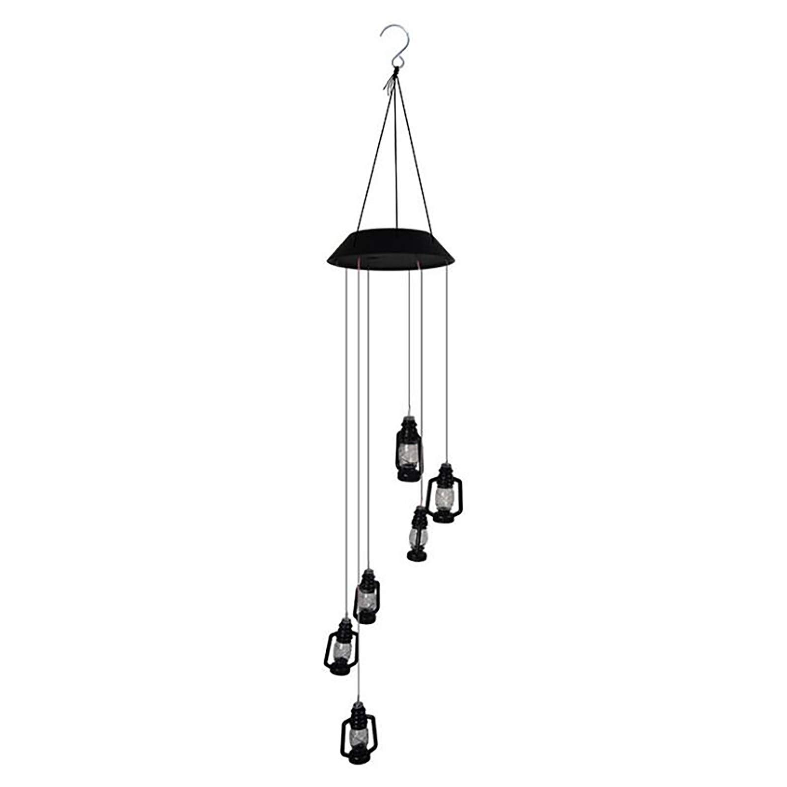 Solar-Powered Color Changing Wind Chime Light - Outdoor Garden Decoration with LED Lights, Weatherproof & Energy Efficient - Perfect for Patio, Yard, Backyard & Birthday Gifts for Women (Multicolor, One Size) - Create a Magical Ambience for Evenings, Parties & Relaxation